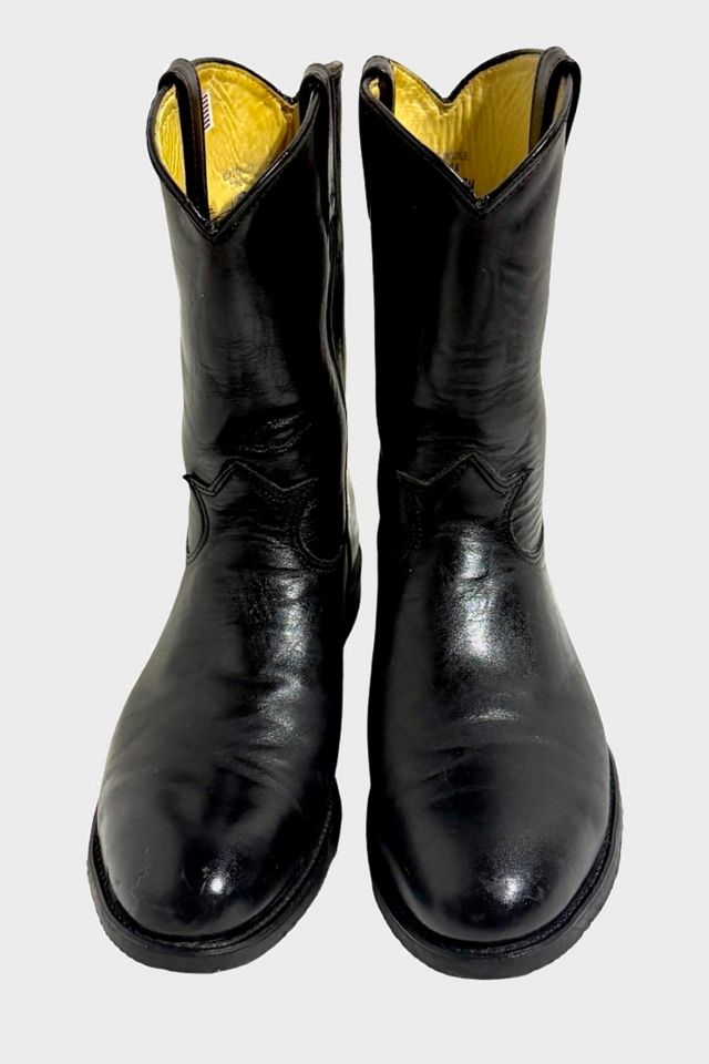 Vintage 1970's Leather Safety Toe Roper Boots #1