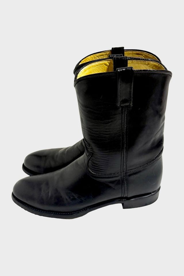 Vintage 1970's Leather Safety Toe Roper Boots #2