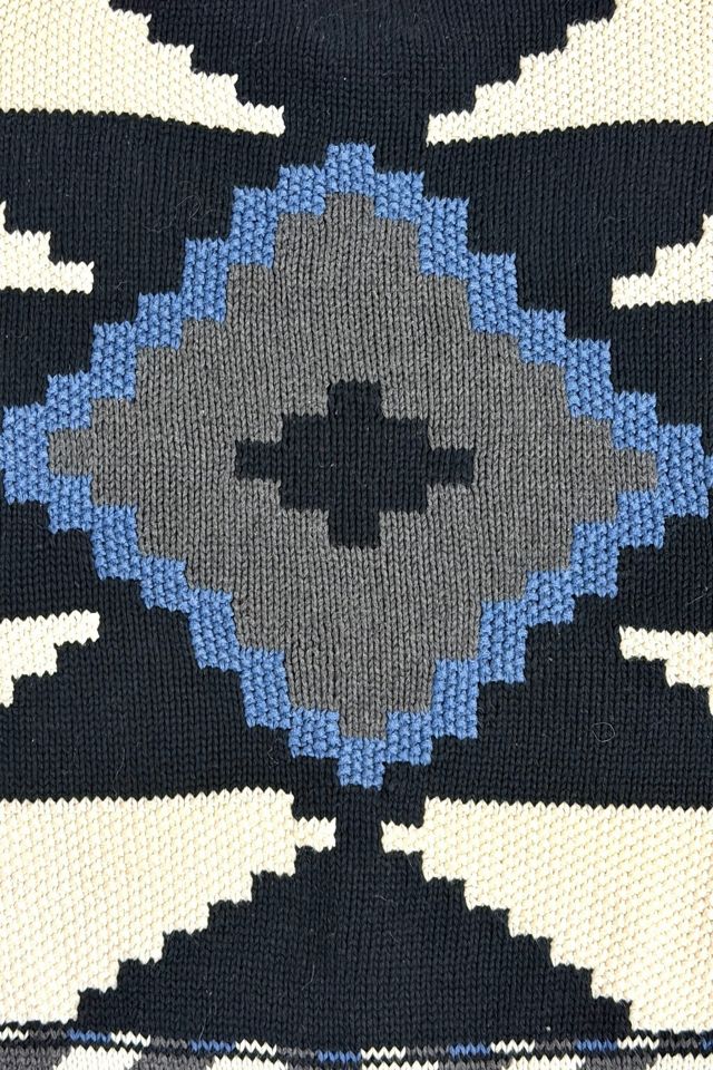 Vintage 1990's Chaps Southwestern Cotton Sweater #4