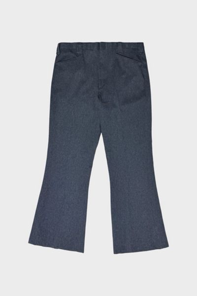 Vintage 1970's Grey Western Flared Bootcut Pants