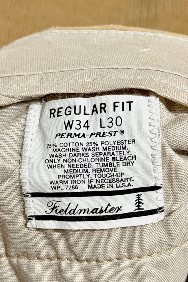 Vintage 1970's Sears Corduroy Straight Leg Pants #2