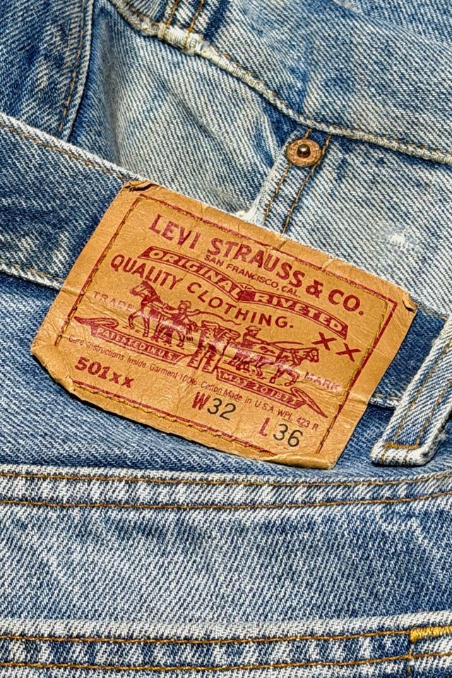Vintage 1980's Levi’s® 501XX Distressed Straight Leg Jeans #3