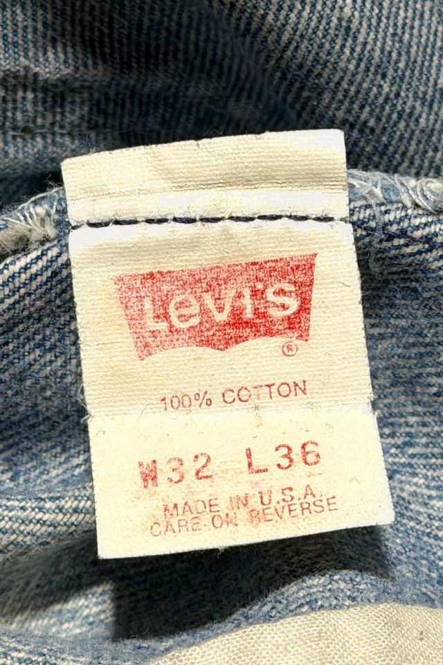 Vintage 1980's Levi’s® 501XX Distressed Straight Leg Jeans #4