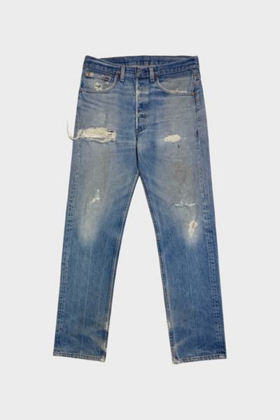 Vintage 1980's Levi’s® 501XX Distressed Straight Leg Jeans