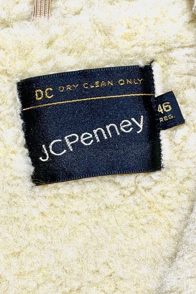Vintage 1970's JC Penney's Tan Suede Shearling Jacket #2