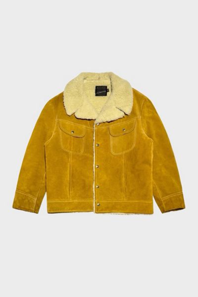 Vintage 1970's JC Penney's Tan Suede Shearling Jacket