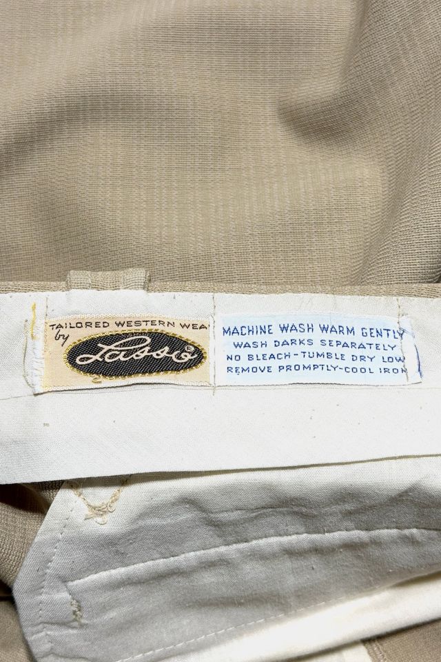 Vintage 1970's Tan Flared Bootcut Pants #2