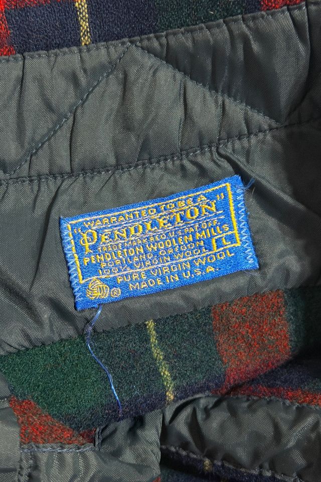 Vintage 1970's Pendleton Red Plaid Shirt #2