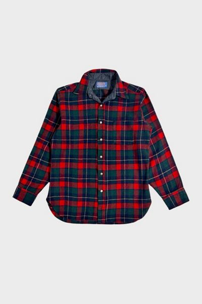 Vintage 1970's Pendleton Red Plaid Shirt