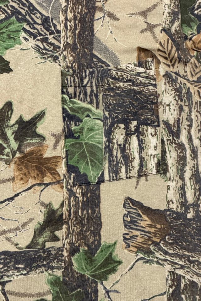 Vintage 1990's Camo Ringer Pocket S/S T-Shirt #1