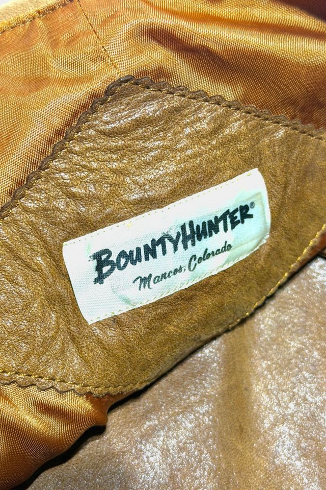 Vintage Tan Leather Vest #2