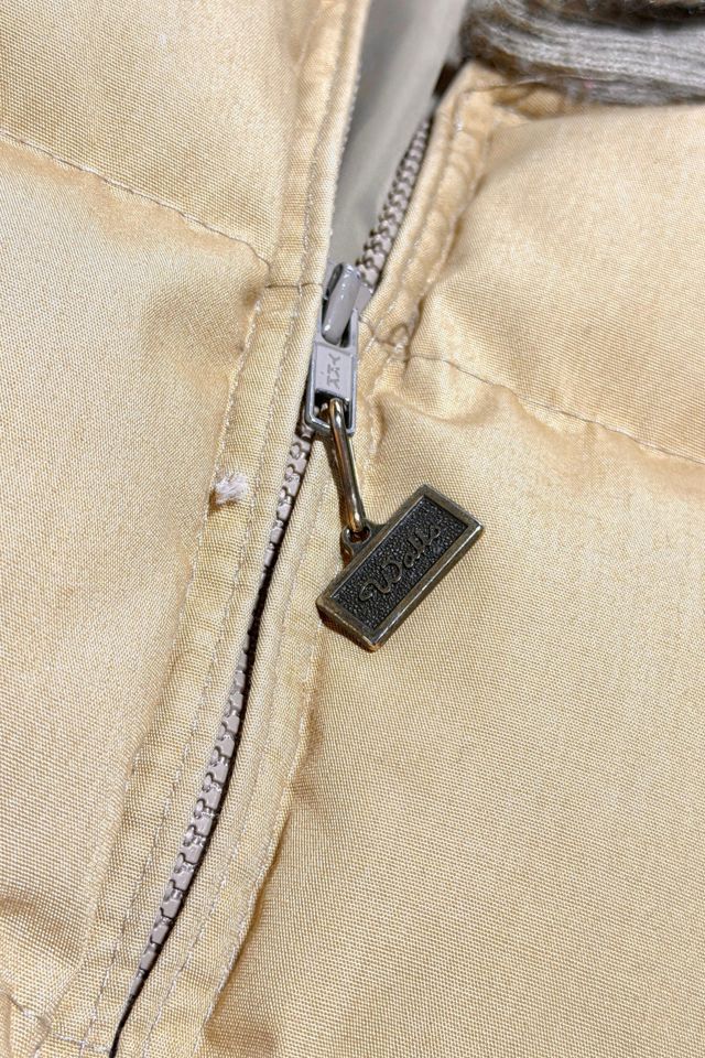 Vintage 1980's Quilted Butter Yellow Bomber Jacket #3