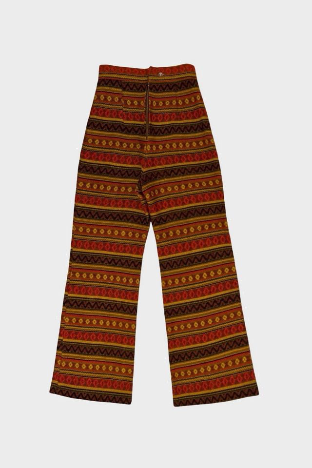 Vintage 1970's Tapestry High-Waist Flare Pants #1