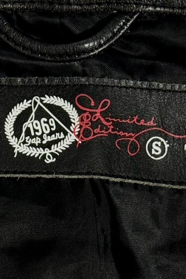Vintage 2000's Y2K Gap 1969 Leather Jacket #3