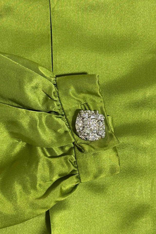 Vintage 1950's Satin Balloon Sleeve Bolero #2