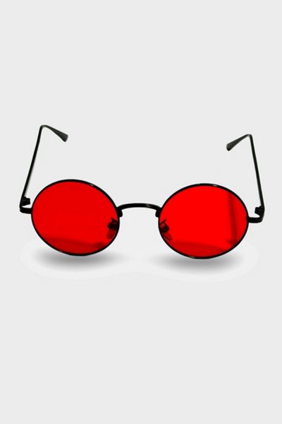 Vintage 1970's Red Lenses Sunglasses