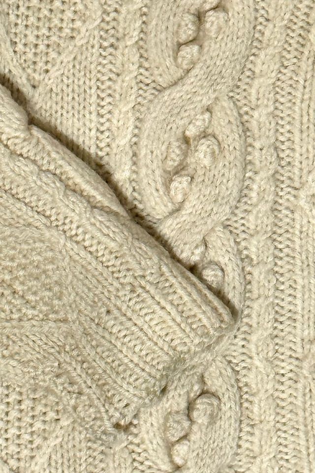 Vintage 1960's Chunky Wool Fisherman Cardigan #3