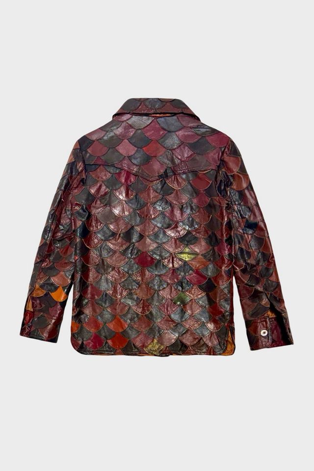 Vintage 1970's Patchwork Leather Jacket #1