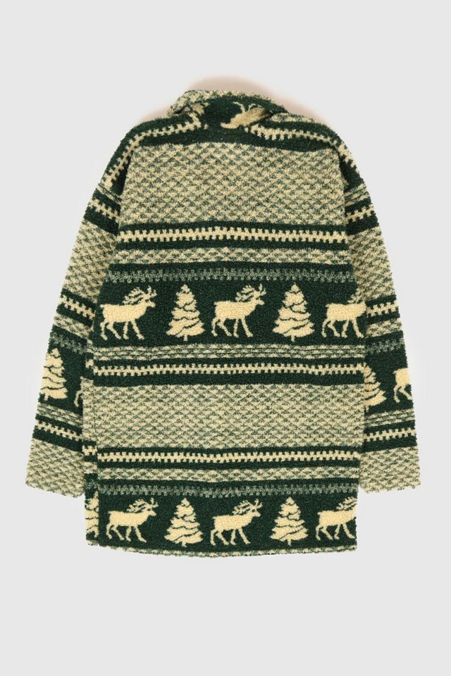 Vintage Long Line Fleece Jacket #1