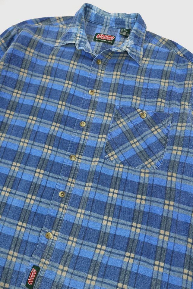 Vintage Coleman Plaid Flannel Shirt #1