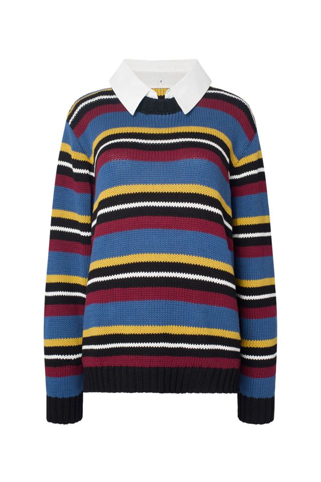 WeWoreWhat Collared Sweater #1