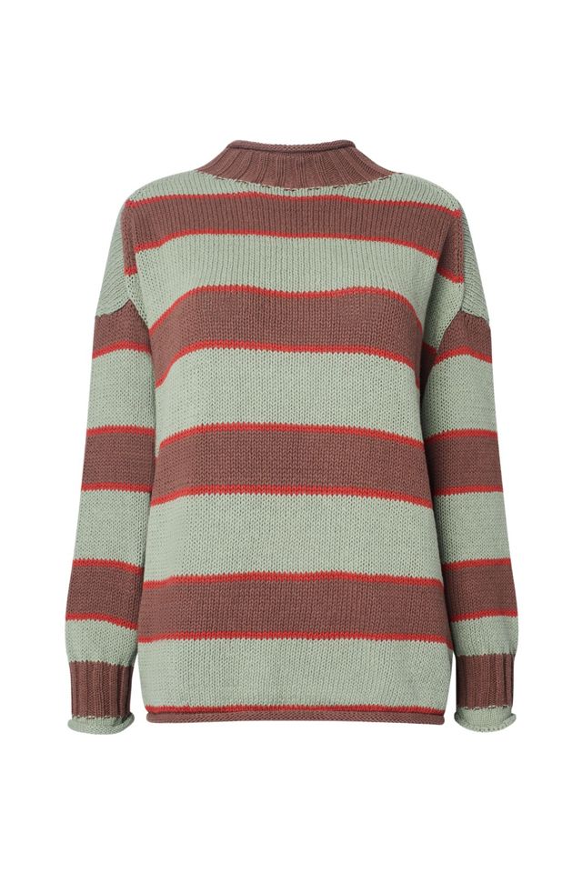 WeWoreWhat Roll Neck Balloon Sleeve Sweater #1