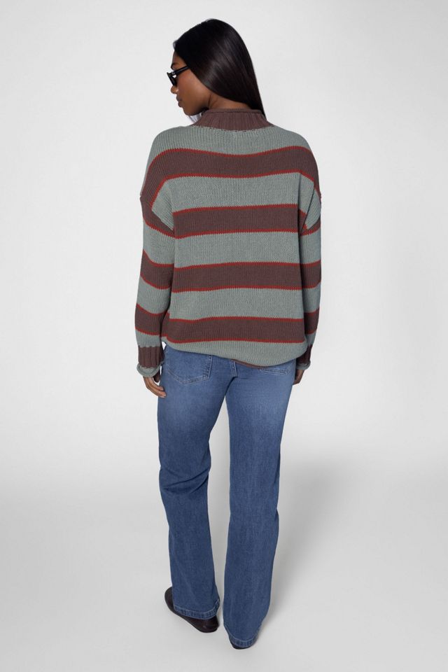 WeWoreWhat Roll Neck Balloon Sleeve Sweater #4