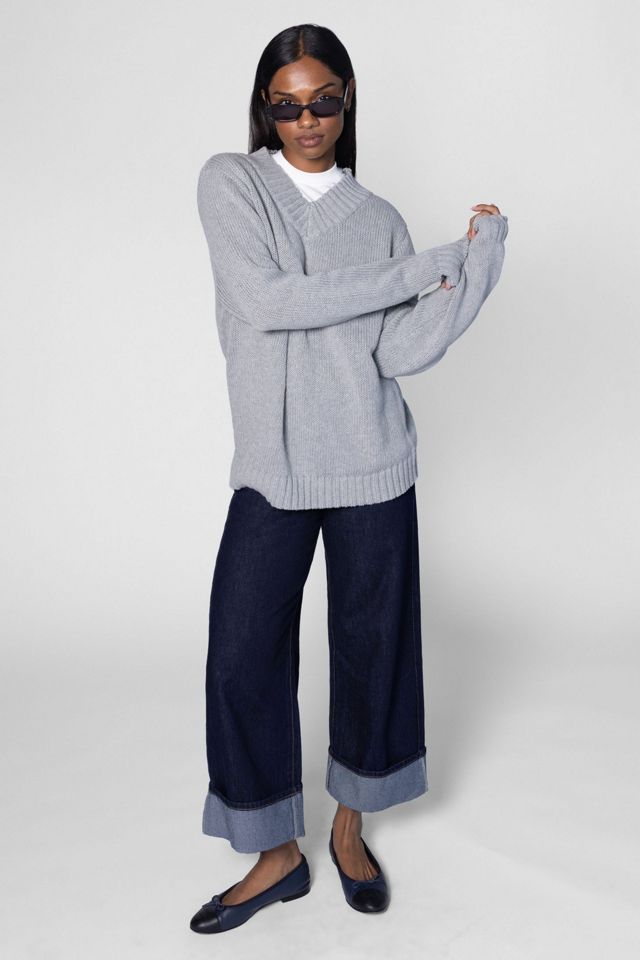 WeWoreWhat V Neck Layered Sweater #3