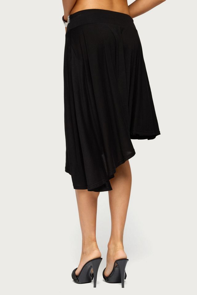 Edikted Dida Asymmetric Beaded Midi Skirt #4