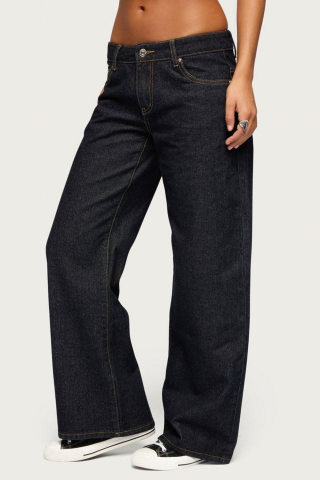 Edikted Angel Babe Low Rise Baggy Jeans #1