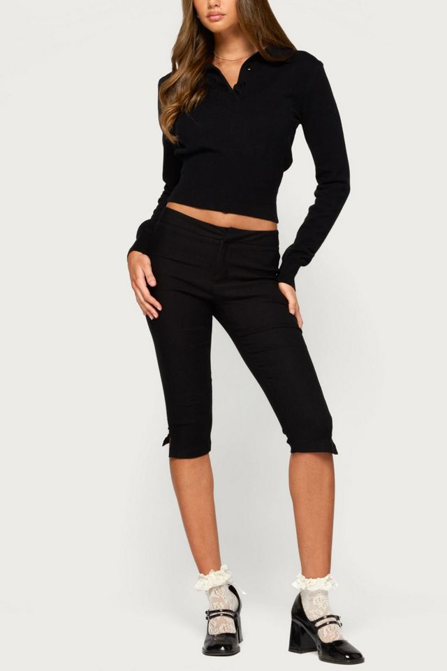 Edikted Kaisa Knit Polo Sweater #1