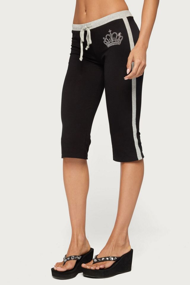 Edikted Crown Capri Pants #2