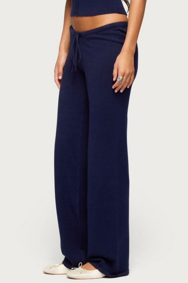 Edikted Alkira Knit Straight Leg Pants #3