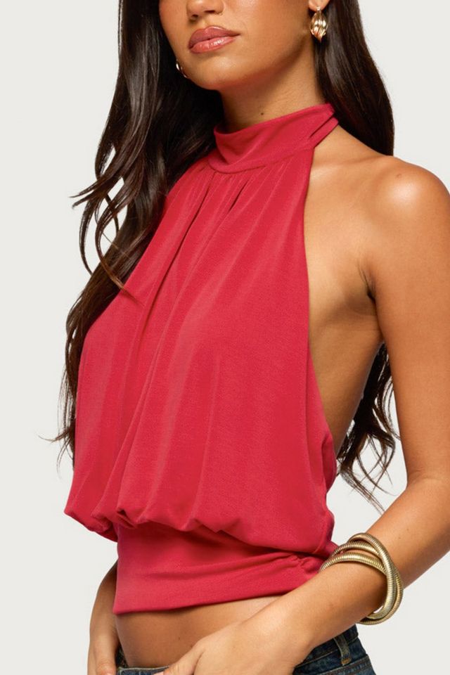 Edikted Laeva Backless Halter Top #2