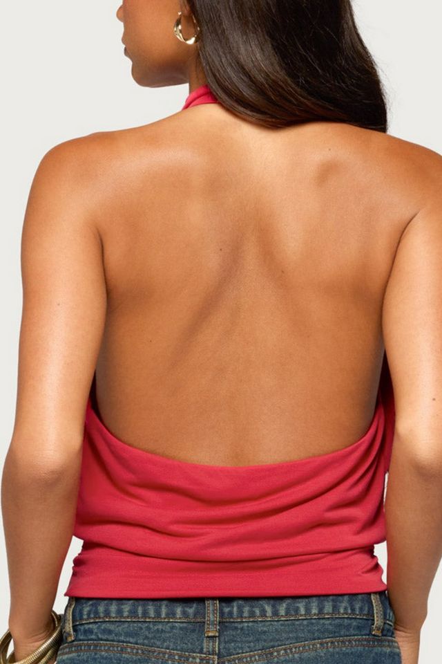 Edikted Laeva Backless Halter Top #4