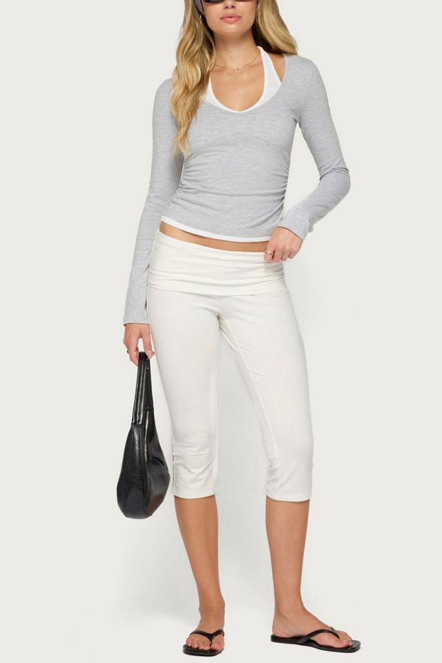 Edikted Ibby Layered Long Sleeve Top #1