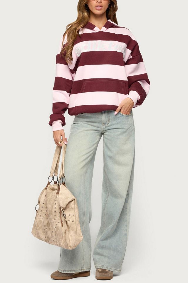 Edikted Edikted Striped Hoodie #1