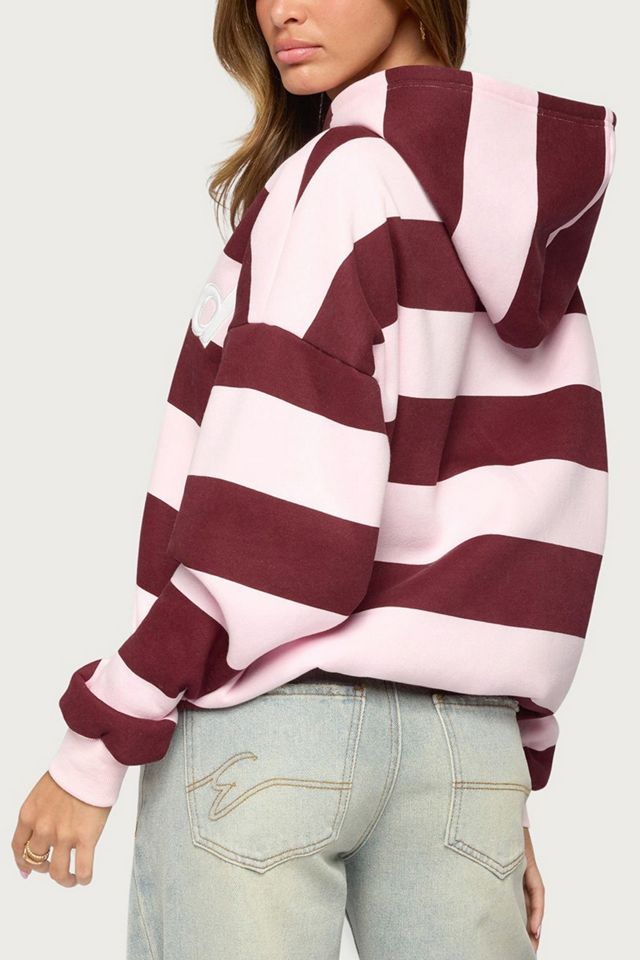 Edikted Edikted Striped Hoodie #4