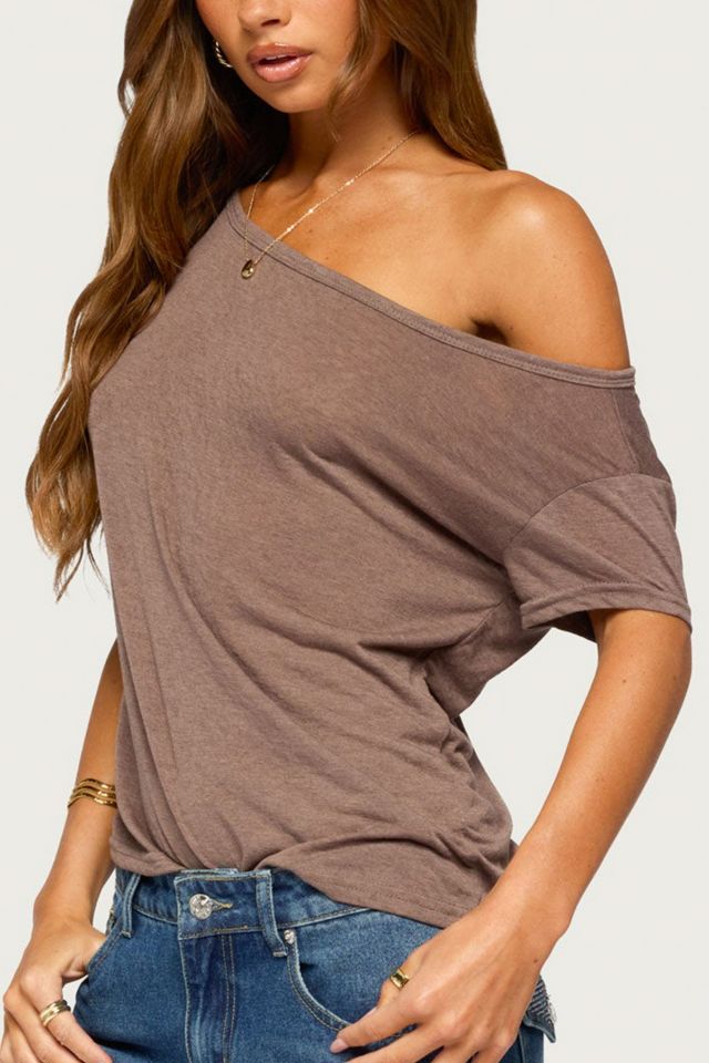 Edikted Amora Off Shoulder Sheer Top #2