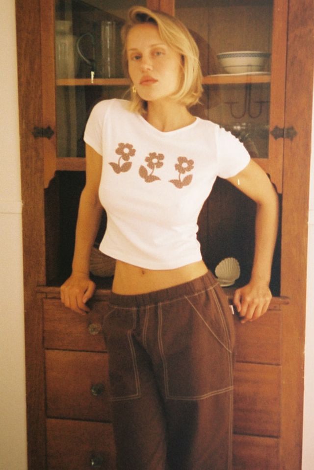 Lisa Says Gah Mod Dot Floral Alex Tee #1