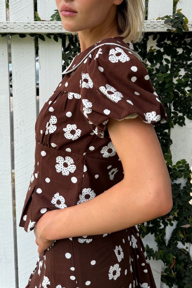 Lisa Says Gah Bonnie Tailored Blouse Top #1