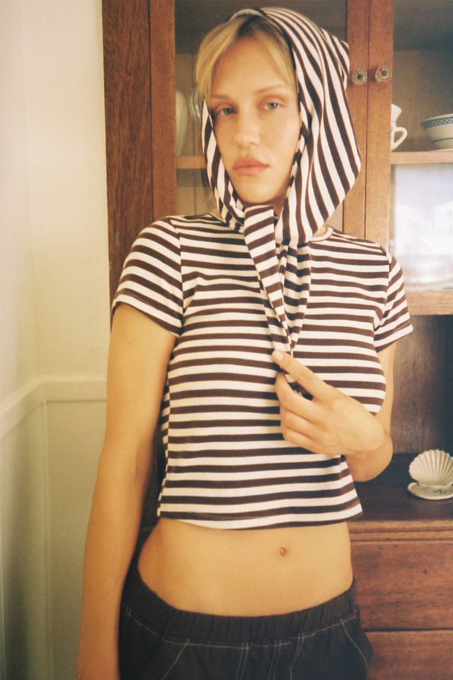 Lisa Says Gah Jude Handkerchief Stripe Top #1