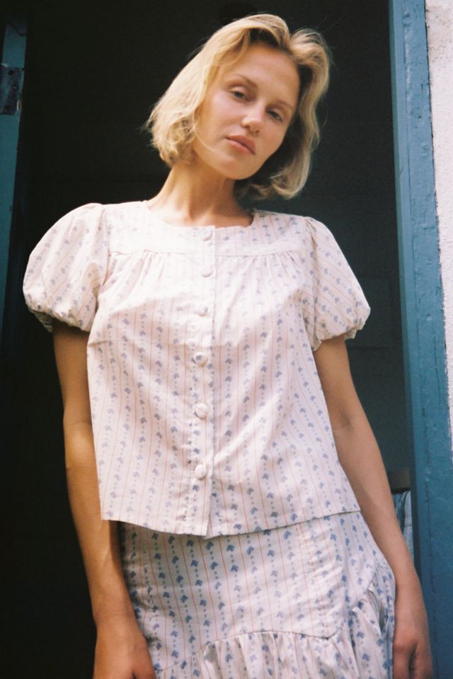 Lisa Says Gah Retta Button Up Top #2