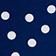 Navy/White Polka Dot