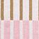 Beige/Pink Stripe