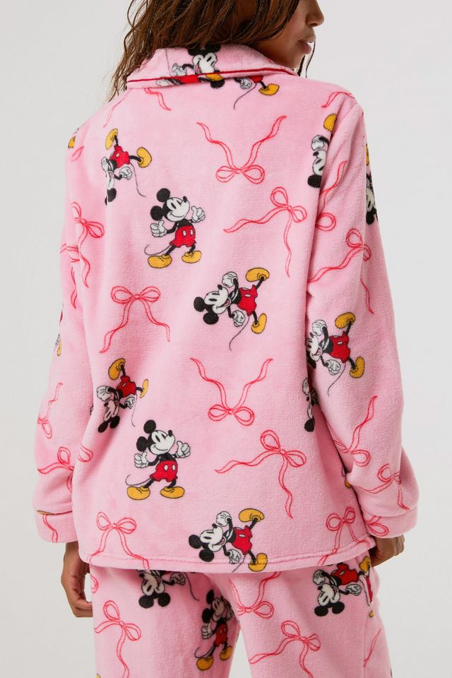 Skinnydip London Disney Mickey Mouse Bow Fleece Pyjama Set #2