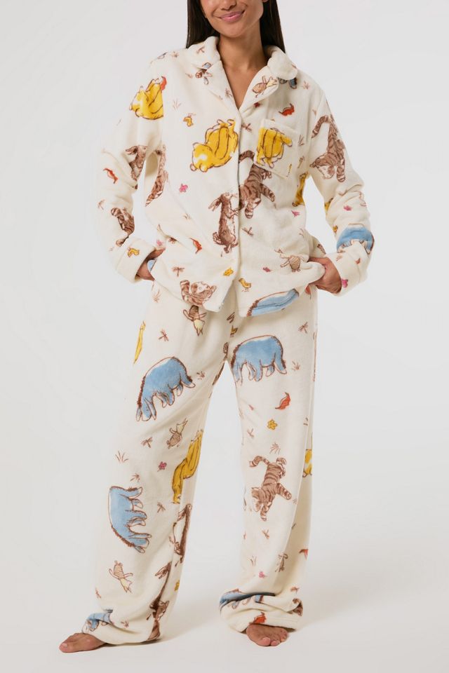Skinnydip London Disney Winnie The Pooh Fleece Pyjama Set #3