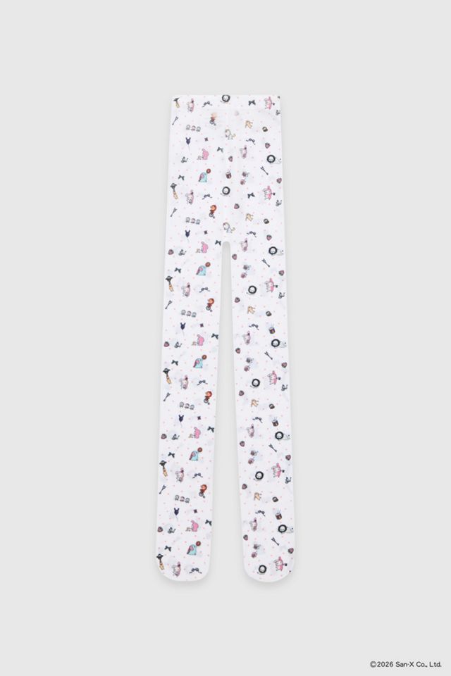 Strawberry Western Sentimental Circus Printed Tights #3