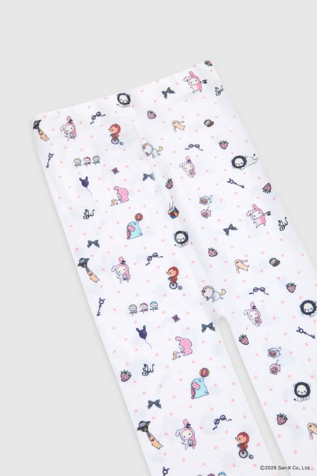 Strawberry Western Sentimental Circus Printed Tights #4
