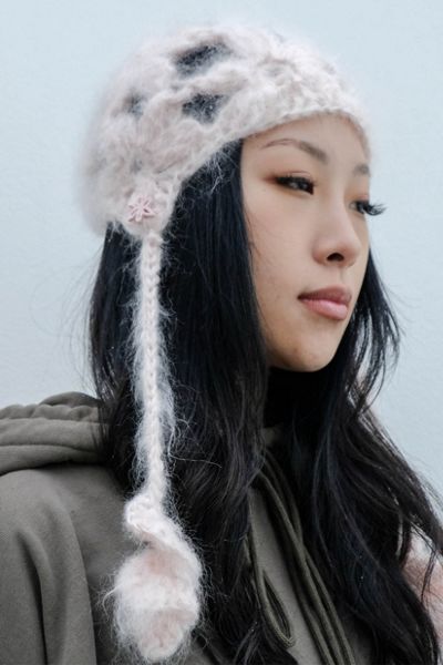 High Frequency Rose Mohair Wool Hat